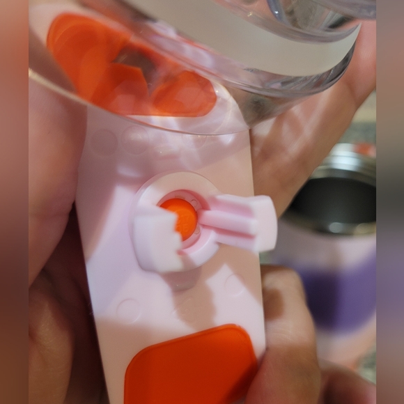 Stanley Purple and Orange Water Bottle with Bow and Free Halloween Slime - Picture 2 of 7